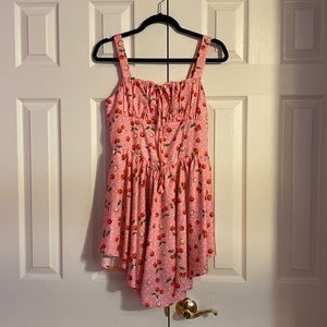 Small cherry and pink dress